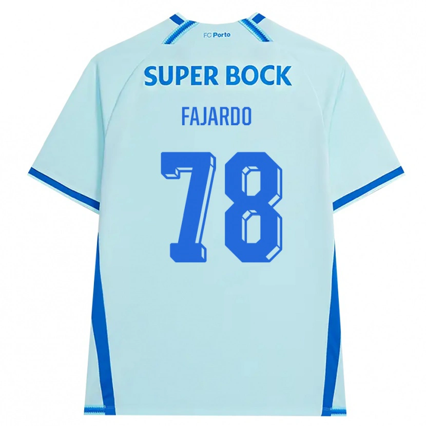 Danxen Kinder Leonardo Fajardo #78 Hellcyan Blau Ausweichtrikot Trikot 2026/27 T-Shirt Schweiz