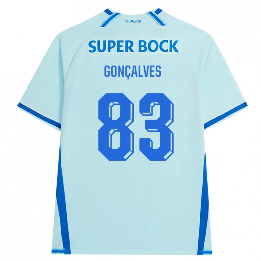 Danxen Kinder Rodrigo Gonçalves #83 Hellcyan Blau Ausweichtrikot Trikot 2026/27 T-Shirt Schweiz