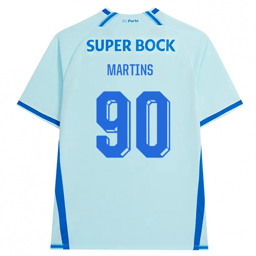 Danxen Kinder Gil Martins #90 Hellcyan Blau Ausweichtrikot Trikot 2026/27 T-Shirt Schweiz