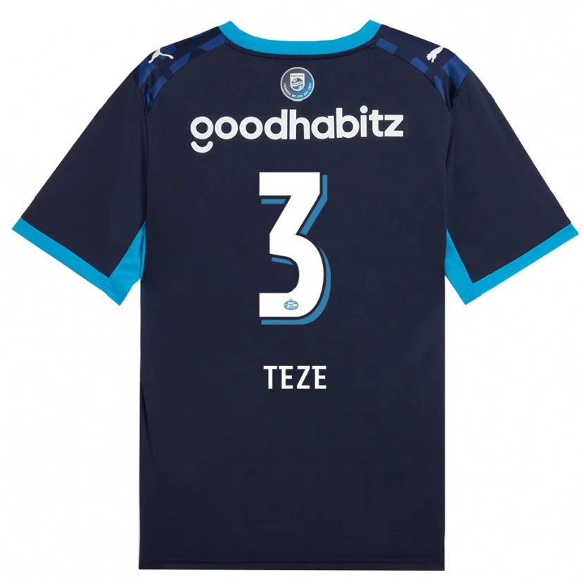Danxen Kinder Jordan Teze #3 Himmelblau Königlichblau Ausweichtrikot Trikot 2026/27 T-Shirt Schweiz