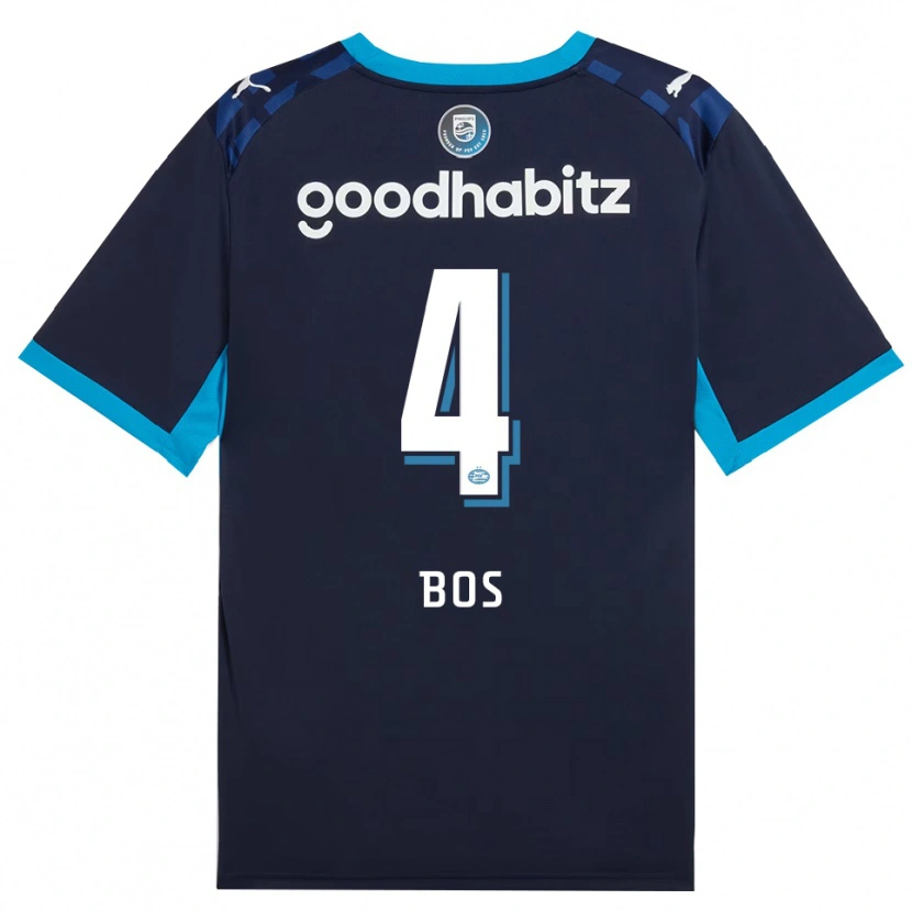 Danxen Kinder Floris Bos #4 Himmelblau Königlichblau Ausweichtrikot Trikot 2026/27 T-Shirt Schweiz