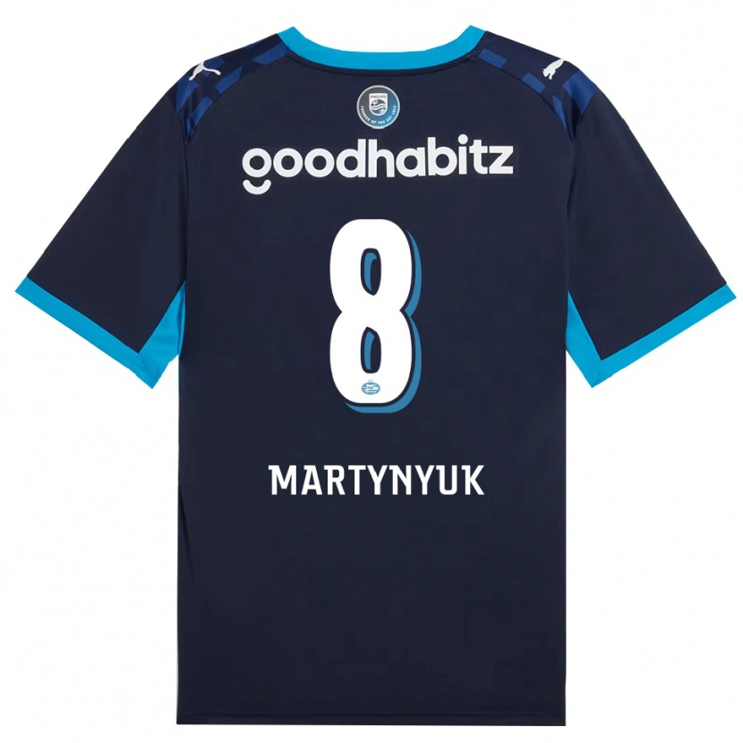 Danxen Kinder Anton Martynyuk #8 Himmelblau Königlichblau Ausweichtrikot Trikot 2026/27 T-Shirt Schweiz