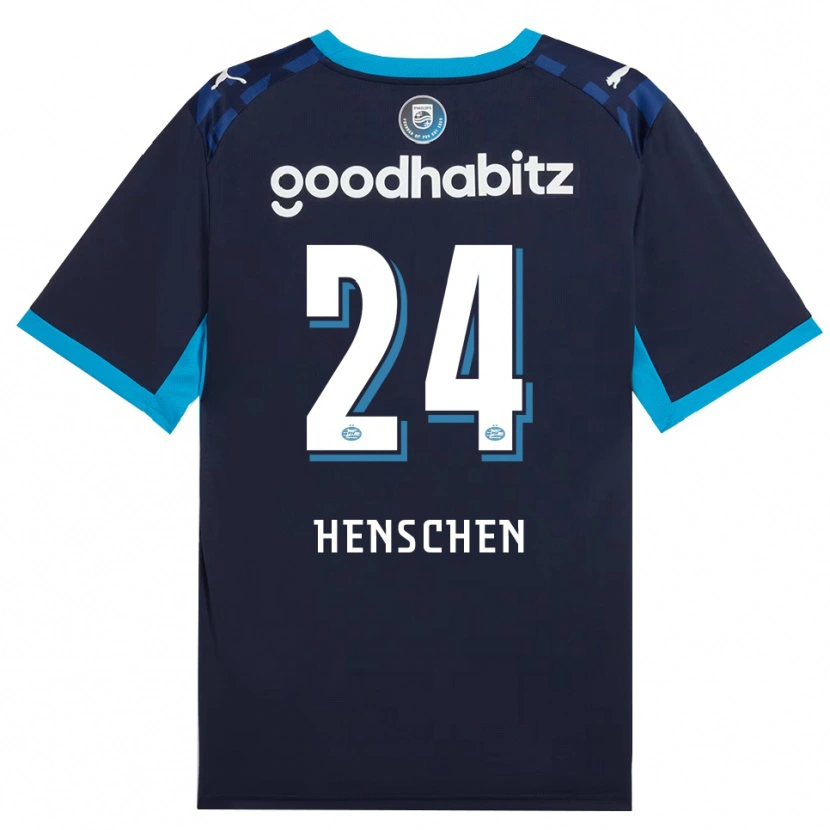 Danxen Kinder Emmeke Henschen #24 Himmelblau Königlichblau Ausweichtrikot Trikot 2026/27 T-Shirt Schweiz