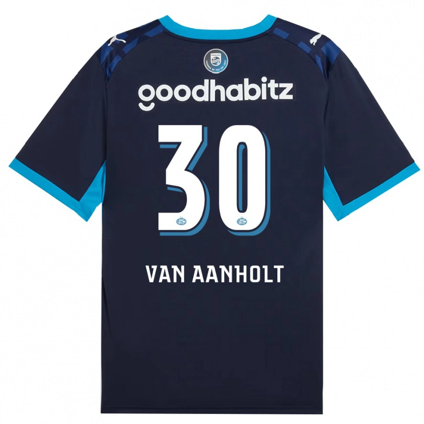Danxen Kinder Patrick Van Aanholt #30 Himmelblau Königlichblau Ausweichtrikot Trikot 2026/27 T-Shirt Schweiz
