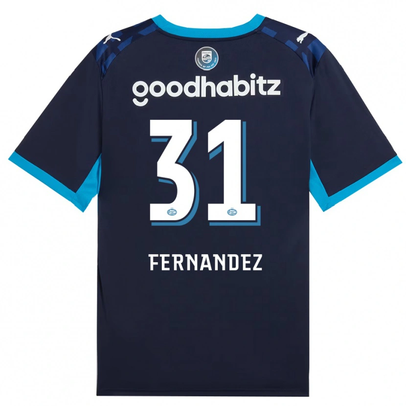 Danxen Kinder Noah Fernandez #31 Himmelblau Königlichblau Ausweichtrikot Trikot 2026/27 T-Shirt Schweiz