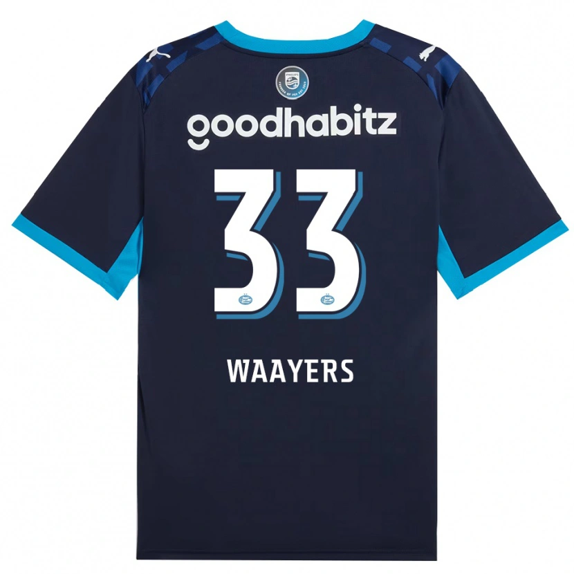 Danxen Kinder Eus Waayers #33 Himmelblau Königlichblau Ausweichtrikot Trikot 2026/27 T-Shirt Schweiz