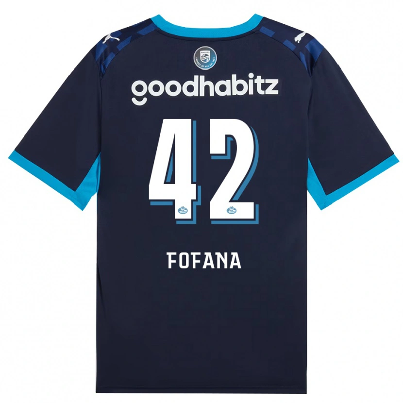 Danxen Kinder Fode Fofana #42 Himmelblau Königlichblau Ausweichtrikot Trikot 2026/27 T-Shirt Schweiz