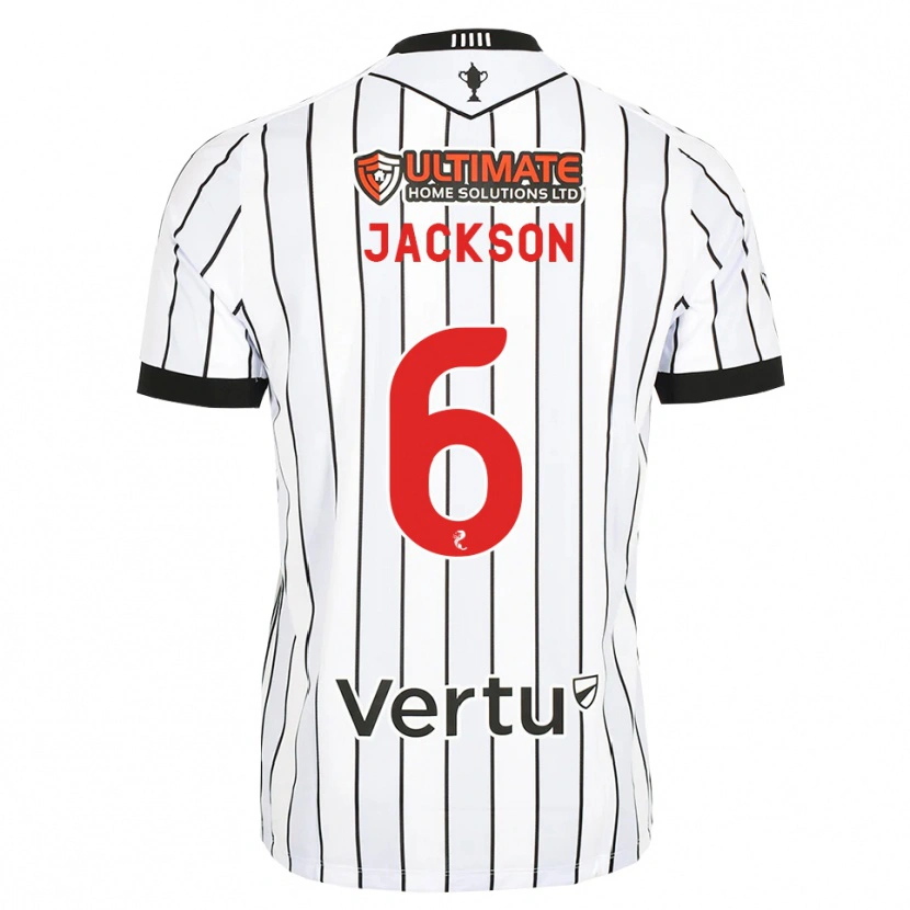 Danxen Kinder Louis Jackson #6 Weiß Schwarz Rot Heimtrikot Trikot 2026/27 T-Shirt Schweiz