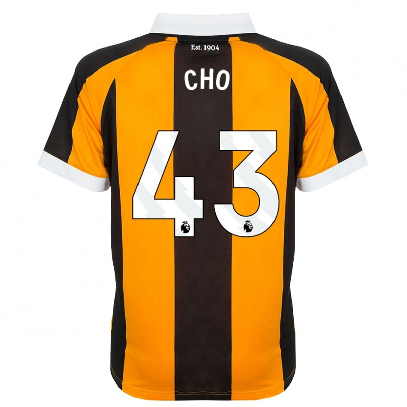 Danxen Kinder Mohamed-Ali Cho #43 Orange Schwarz Weiß Heimtrikot Trikot 2026/27 T-Shirt Schweiz