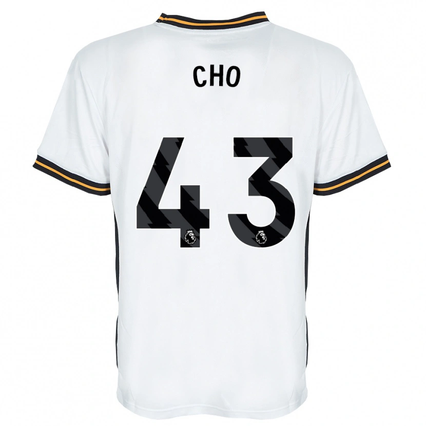 Danxen Kinder Mohamed-Ali Cho #43 Weiß Orange Schwarz Auswärtstrikot Trikot 2026/27 T-Shirt Schweiz