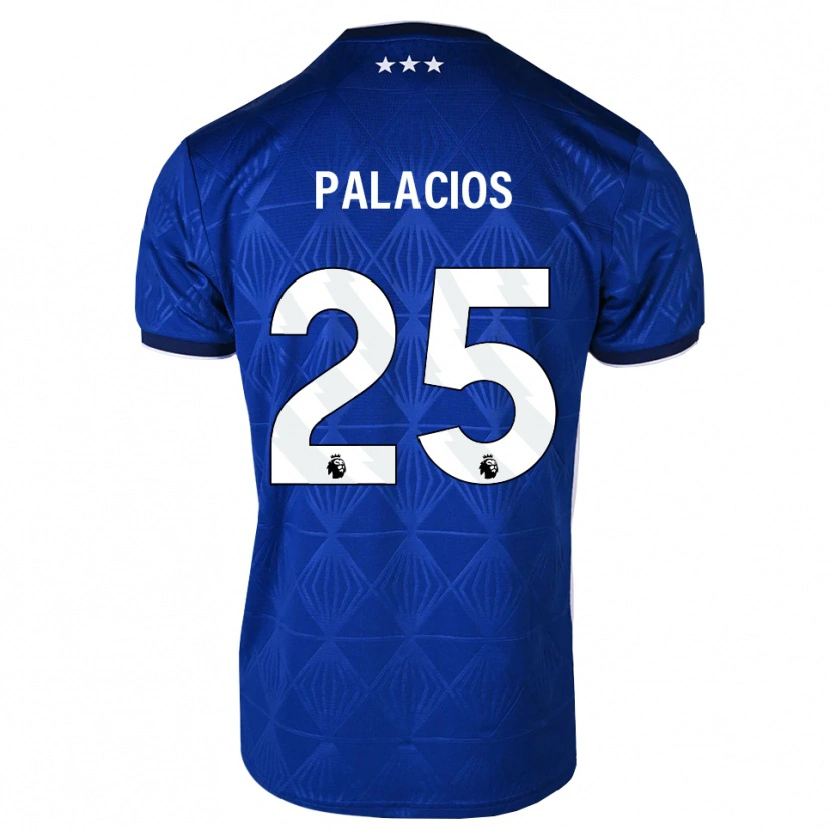 Danxen Kinder Exequiel Palacios #25 Mittelblau Weiß Rot Heimtrikot Trikot 2026/27 T-Shirt Schweiz