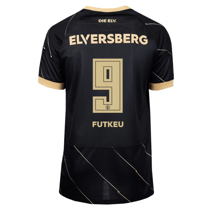 Danxen Kinder Noel Futkeu #9 Schwarz Braun Auswärtstrikot Trikot 2026/27 T-Shirt Schweiz