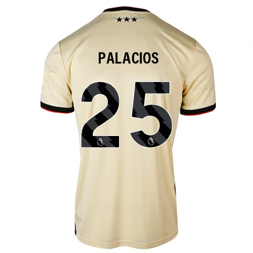 Danxen Kinder Exequiel Palacios #25 Zitronen-Chiffon Schwarz Rot Auswärtstrikot Trikot 2026/27 T-Shirt Schweiz