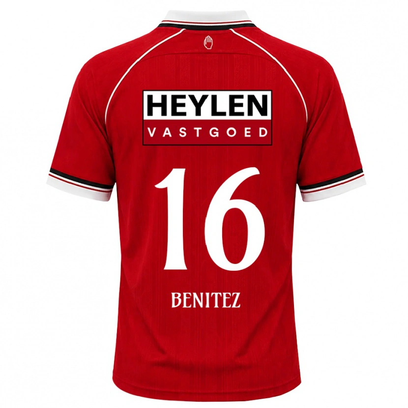 Danxen Herren Mauricio Benítez #16 Rot Weiß Schwarz Heimtrikot Trikot 2026/27 T-Shirt Schweiz