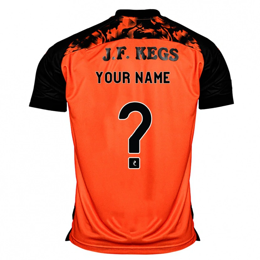 Danxen Herren Ihren Namen #0 Orange Schwarz Weiß Heimtrikot Trikot 2026/27 T-Shirt Schweiz