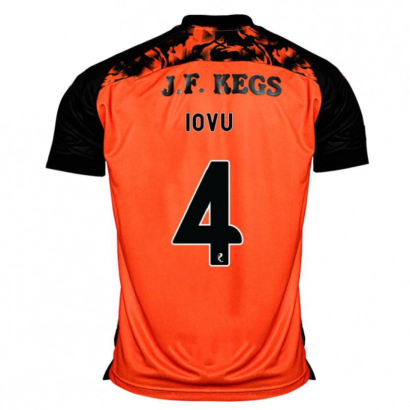 Danxen Herren Iurie Iovu #4 Orange Schwarz Weiß Heimtrikot Trikot 2026/27 T-Shirt Schweiz