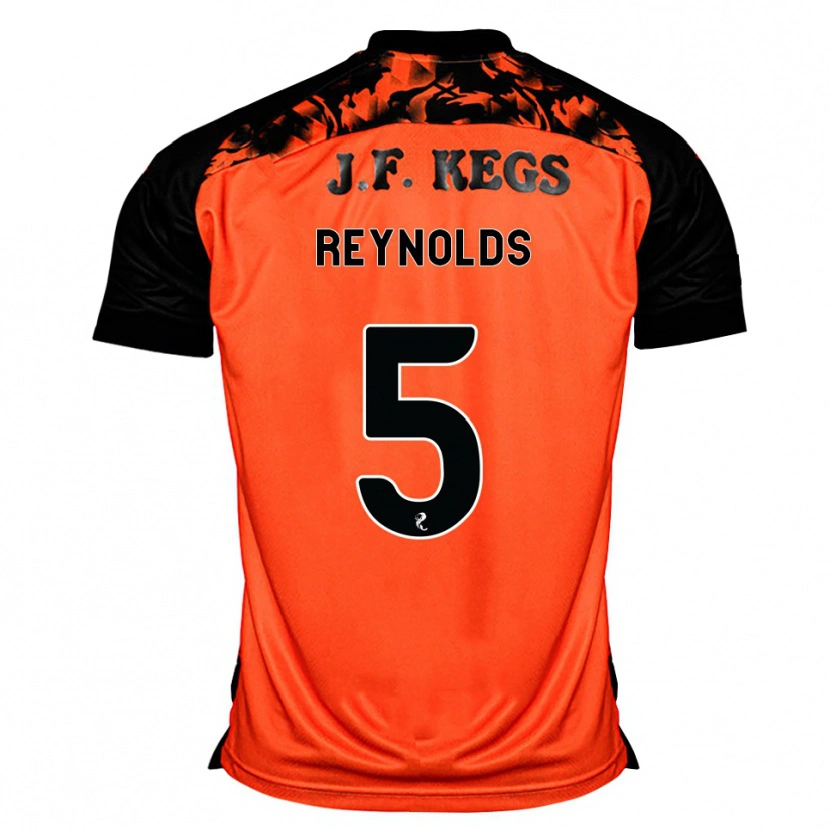 Danxen Herren Nairn Reynolds #5 Orange Schwarz Weiß Heimtrikot Trikot 2026/27 T-Shirt Schweiz