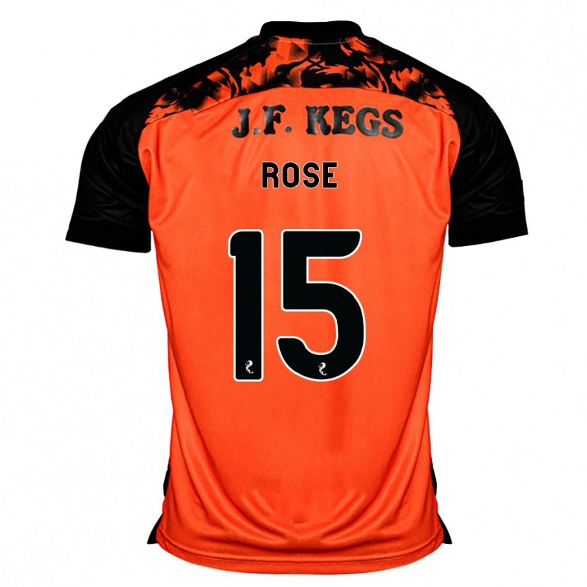 Danxen Herren Lachlan Rose #15 Orange Schwarz Weiß Heimtrikot Trikot 2026/27 T-Shirt Schweiz