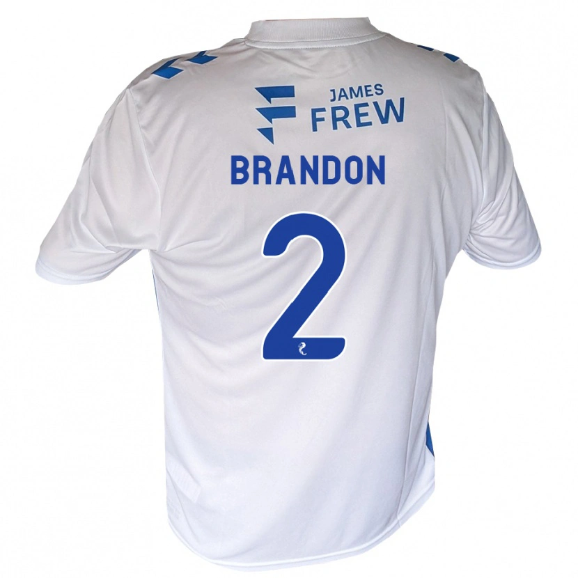 Danxen Herren Jamie Brandon #2 Königsblau Weiß Heimtrikot Trikot 2026/27 T-Shirt Schweiz