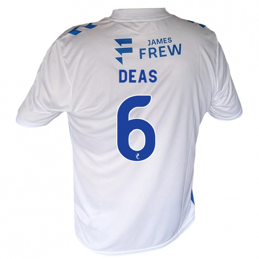 Danxen Herren Robbie Deas #6 Königsblau Weiß Heimtrikot Trikot 2026/27 T-Shirt Schweiz