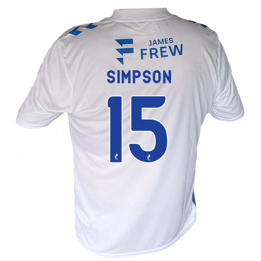 Danxen Herren Noah Simpson #15 Königsblau Weiß Heimtrikot Trikot 2026/27 T-Shirt Schweiz