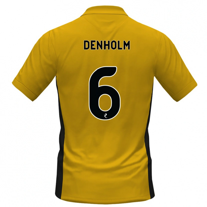 Danxen Herren Aidan Denholm #6 Orange Schwarz Heimtrikot Trikot 2026/27 T-Shirt Schweiz