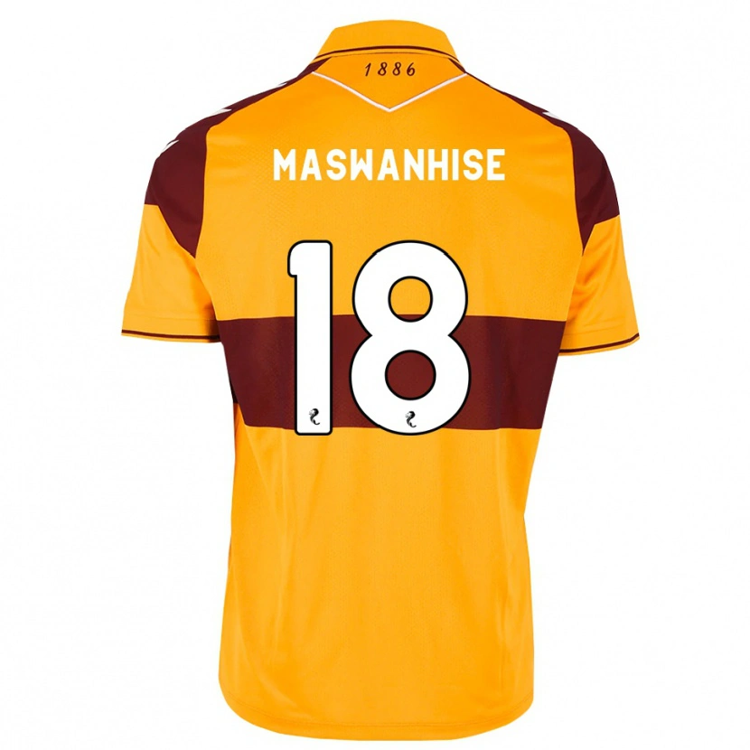 Danxen Herren Tawanda Maswanhise #18 Maroon Orange Heimtrikot Trikot 2026/27 T-Shirt Schweiz