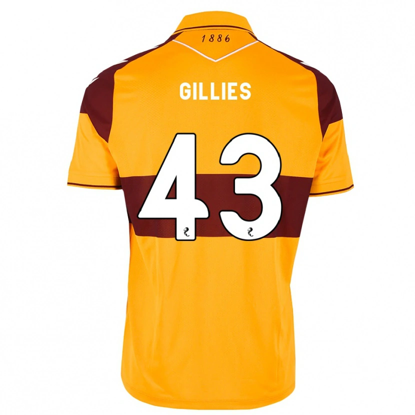 Danxen Herren Jay Gillies #43 Maroon Orange Heimtrikot Trikot 2026/27 T-Shirt Schweiz