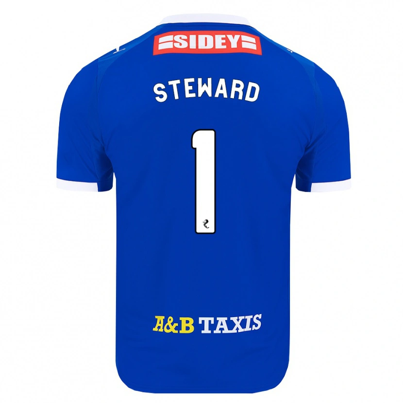 Danxen Herren Toby Steward #1 Blau Rot Gelb Heimtrikot Trikot 2026/27 T-Shirt Schweiz