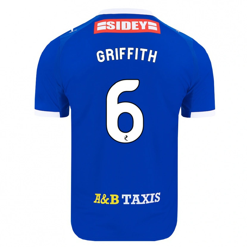 Danxen Herren Víctor Griffith #6 Blau Rot Gelb Heimtrikot Trikot 2026/27 T-Shirt Schweiz