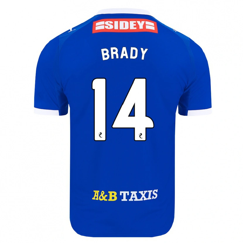 Danxen Herren Scarlett Brady #14 Blau Rot Gelb Heimtrikot Trikot 2026/27 T-Shirt Schweiz