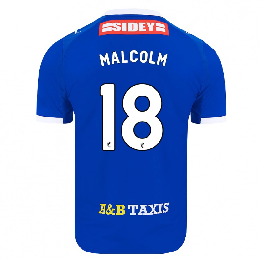 Danxen Herren Jodie Malcolm #18 Blau Rot Gelb Heimtrikot Trikot 2026/27 T-Shirt Schweiz