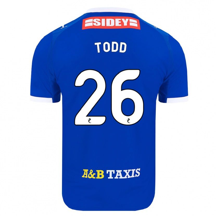 Danxen Herren Matty Todd #26 Blau Rot Gelb Heimtrikot Trikot 2026/27 T-Shirt Schweiz