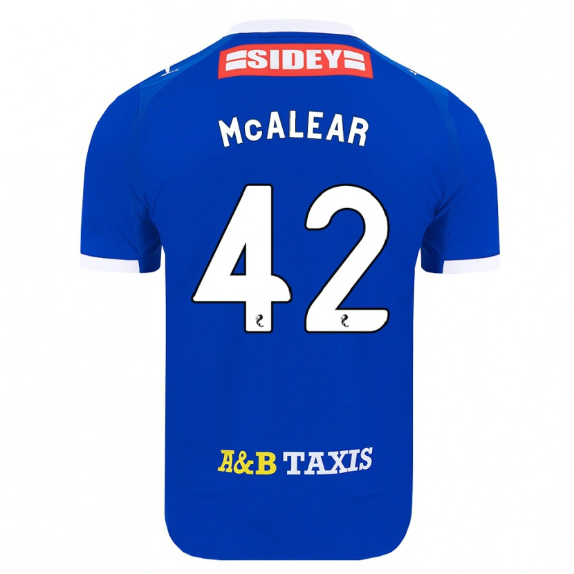 Danxen Herren Reece Mcalear #42 Blau Rot Gelb Heimtrikot Trikot 2026/27 T-Shirt Schweiz