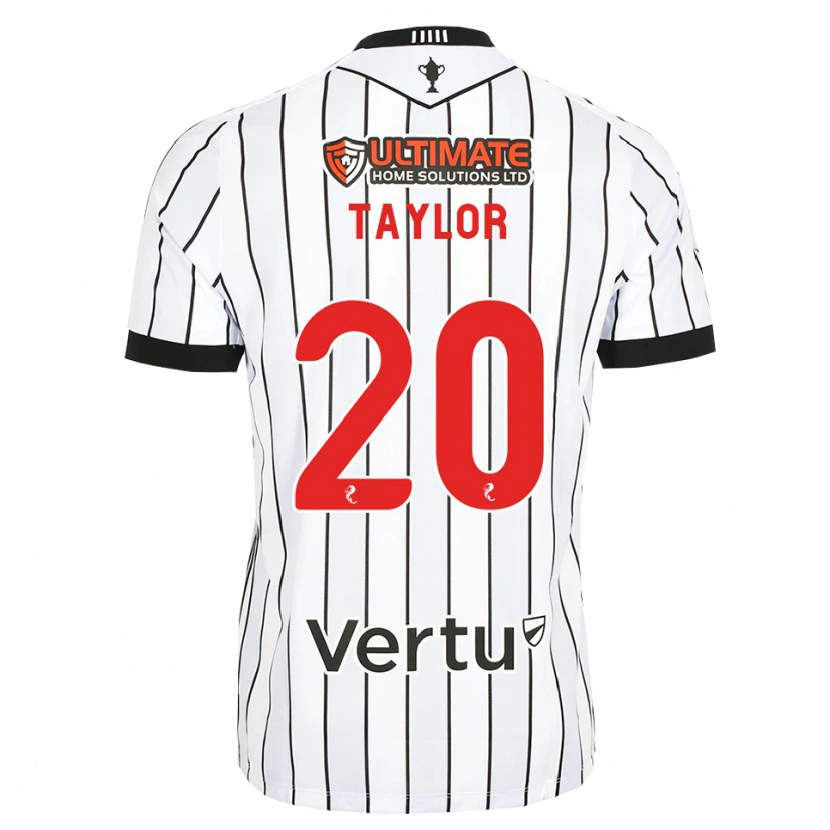 Danxen Herren Fraser Taylor #20 Weiß Schwarz Rot Heimtrikot Trikot 2026/27 T-Shirt Schweiz