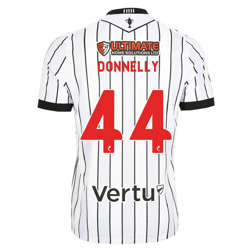 Danxen Herren Liam Donnelly #44 Weiß Schwarz Rot Heimtrikot Trikot 2026/27 T-Shirt Schweiz