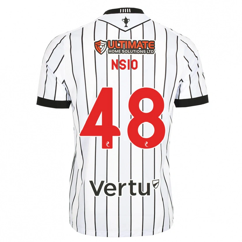 Danxen Herren Paul Nsio #48 Weiß Schwarz Rot Heimtrikot Trikot 2026/27 T-Shirt Schweiz