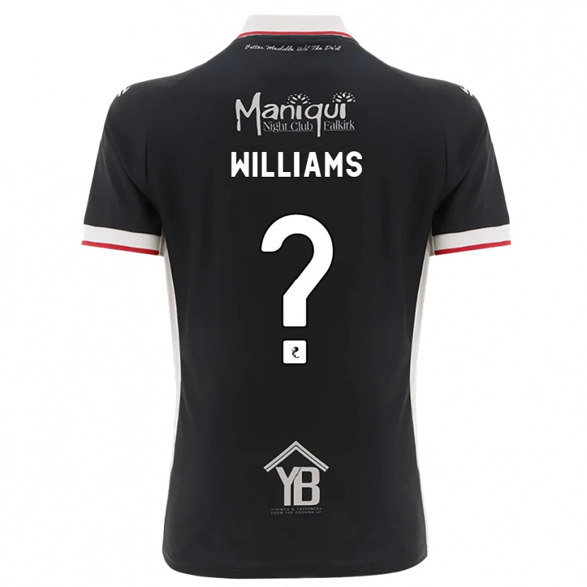 Danxen Herren Cerys Williams #0 Schwarz Weiß Rot Heimtrikot Trikot 2026/27 T-Shirt Schweiz