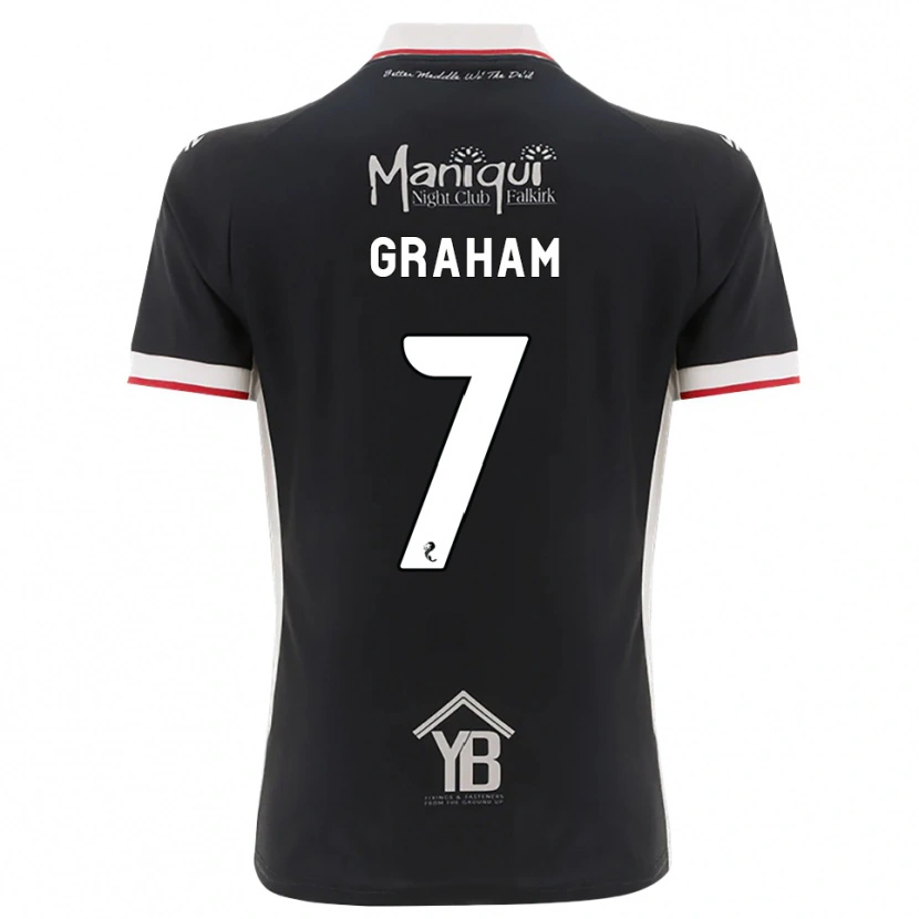 Danxen Herren Brian Graham #7 Schwarz Weiß Rot Heimtrikot Trikot 2026/27 T-Shirt Schweiz