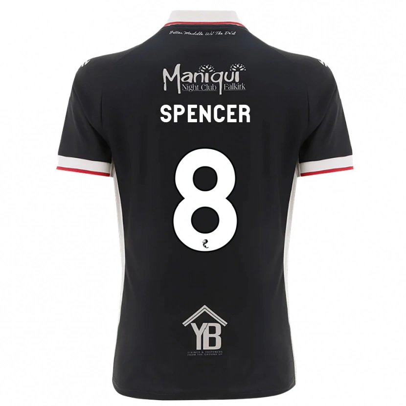 Danxen Herren Brad Spencer #8 Schwarz Weiß Rot Heimtrikot Trikot 2026/27 T-Shirt Schweiz