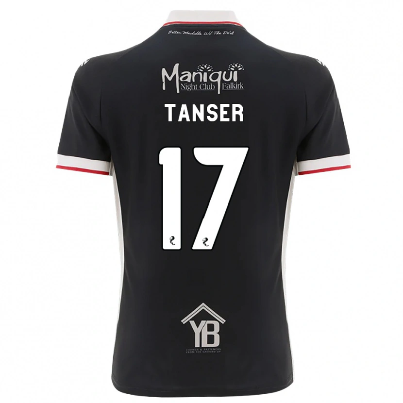 Danxen Herren Scott Tanser #17 Schwarz Weiß Rot Heimtrikot Trikot 2026/27 T-Shirt Schweiz
