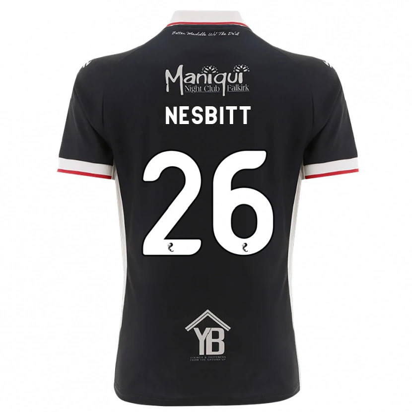 Danxen Herren Aidan Nesbitt #26 Schwarz Weiß Rot Heimtrikot Trikot 2026/27 T-Shirt Schweiz
