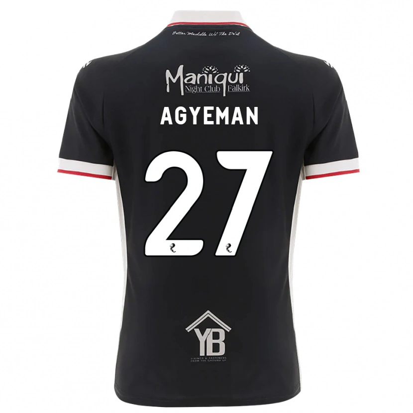 Danxen Herren Alfie Agyeman #27 Schwarz Weiß Rot Heimtrikot Trikot 2026/27 T-Shirt Schweiz