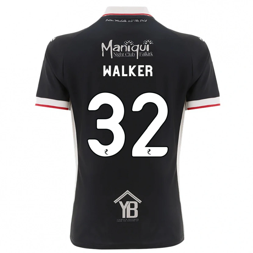 Danxen Herren Rhys Walker #32 Schwarz Weiß Rot Heimtrikot Trikot 2026/27 T-Shirt Schweiz