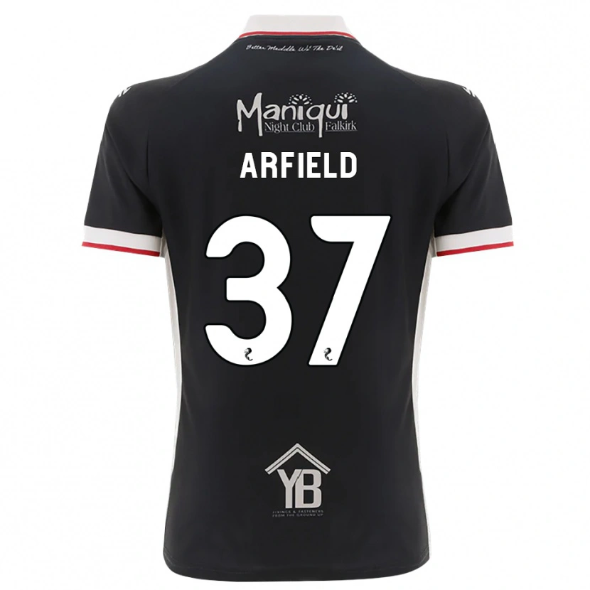 Danxen Herren Scott Arfield #37 Schwarz Weiß Rot Heimtrikot Trikot 2026/27 T-Shirt Schweiz