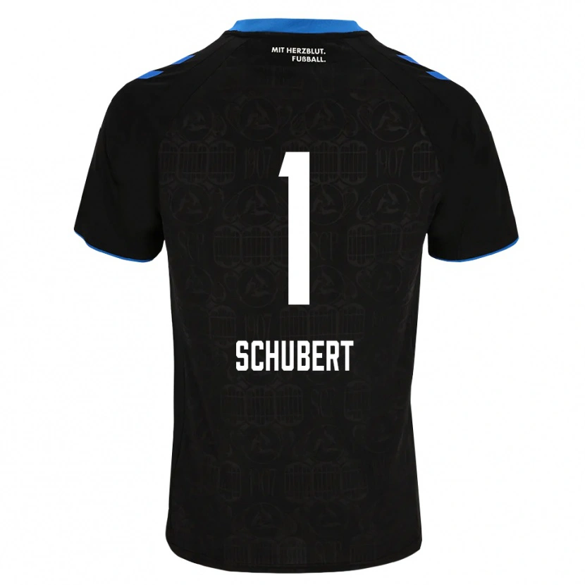 Danxen Herren Markus Schubert #1 Schwarz Weiß Rot Heimtrikot Trikot 2026/27 T-Shirt Schweiz