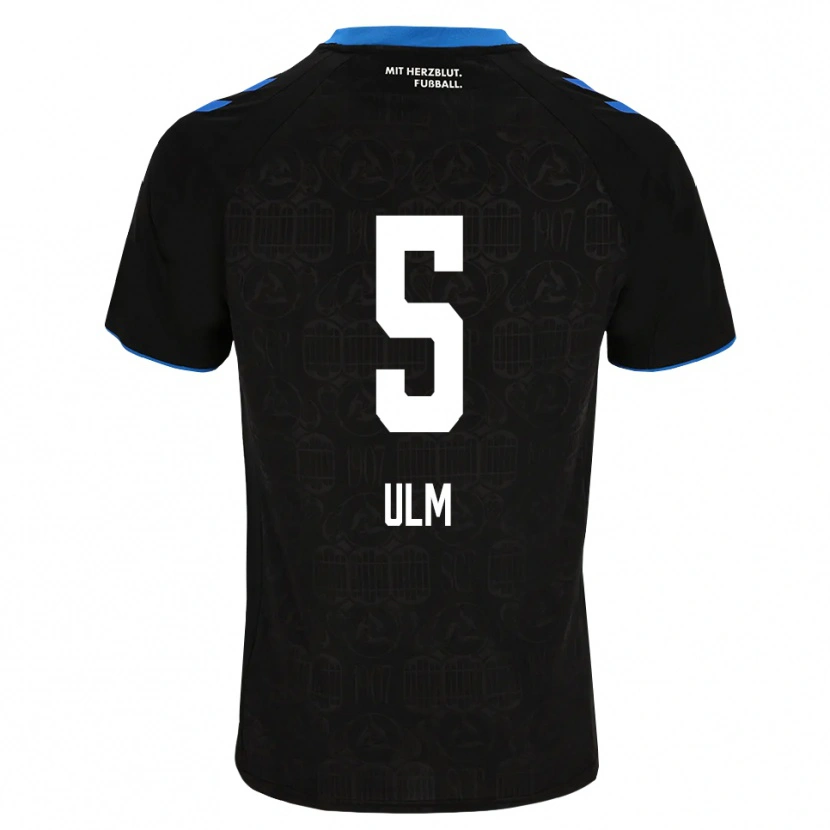 Danxen Herren Ethan Ulm #5 Schwarz Weiß Rot Heimtrikot Trikot 2026/27 T-Shirt Schweiz
