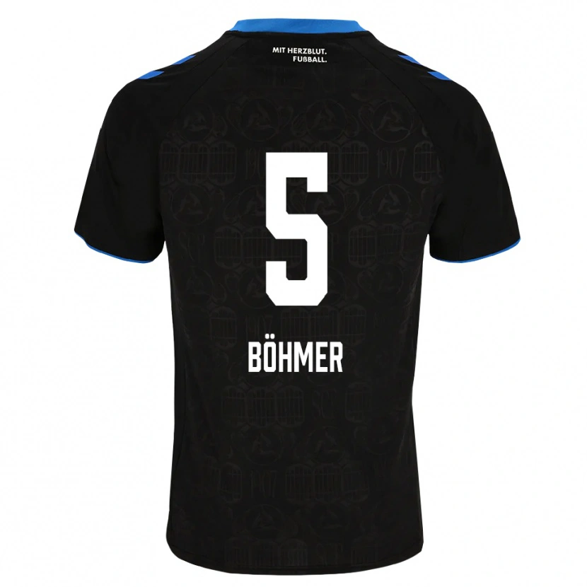 Danxen Herren Tim Böhmer #5 Schwarz Weiß Rot Heimtrikot Trikot 2026/27 T-Shirt Schweiz