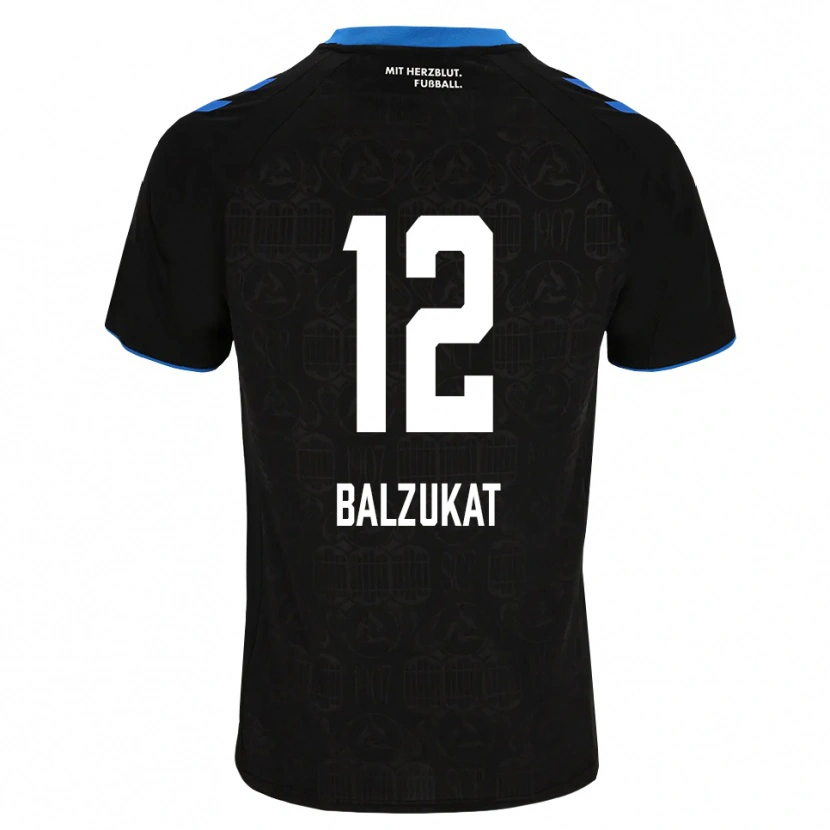 Danxen Herren Jens Balzukat #12 Schwarz Weiß Rot Heimtrikot Trikot 2026/27 T-Shirt Schweiz