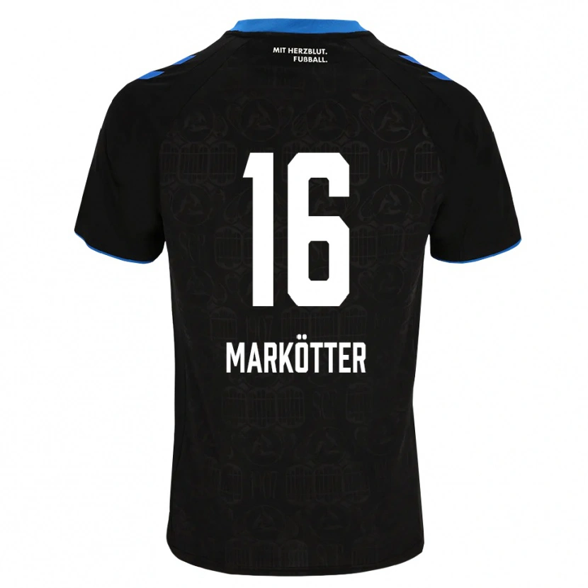 Danxen Herren Jonah Markötter #16 Schwarz Weiß Rot Heimtrikot Trikot 2026/27 T-Shirt Schweiz